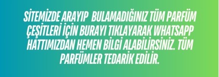 parfüm sipariş bilgilendirme
